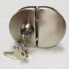 Free holes stainless steel glass door lock sliding door patch fittings