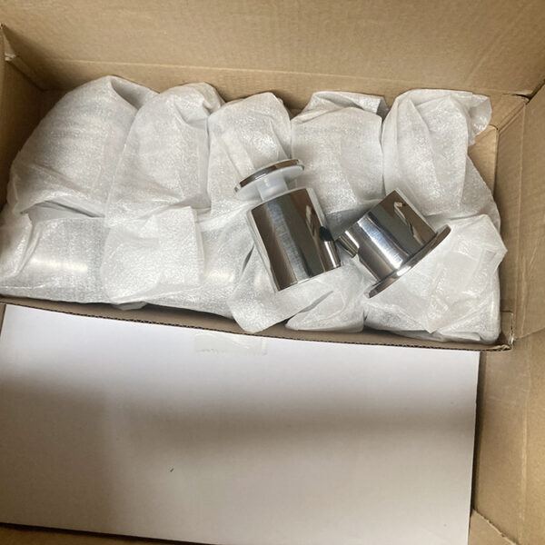 Stainless steel 304 glass standoff tube clip balcony handrail pipe clamp accessories