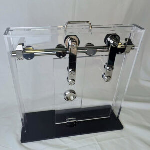 Stainless steel zinc alloy 25mm round tube glass sliding door fittings