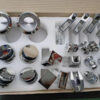 Stainless steel zinc alloy 25mm round tube glass sliding door fittings