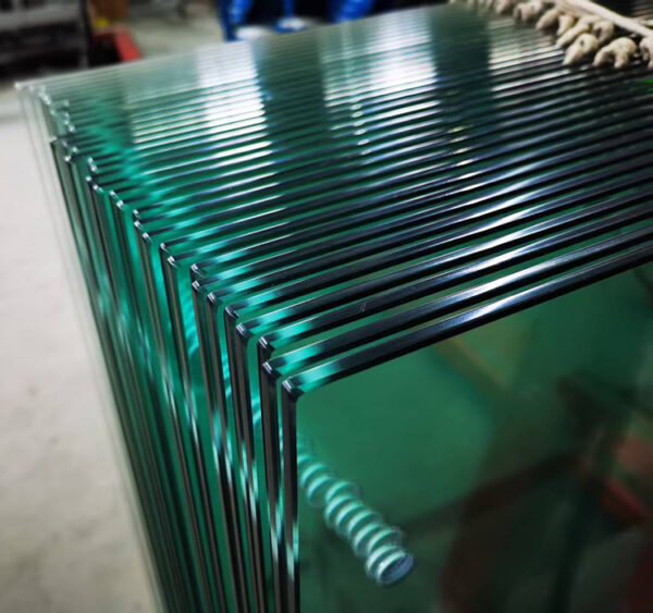8-12mm acid etched tempered glass safety laminated glass frosted glass