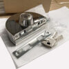 Free holes stainless steel glass door lock sliding door patch fittings