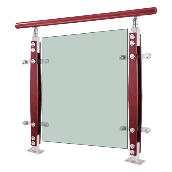 Stainless steel glass balcony post 850mm 1050mm height staircase handrail tube pillar