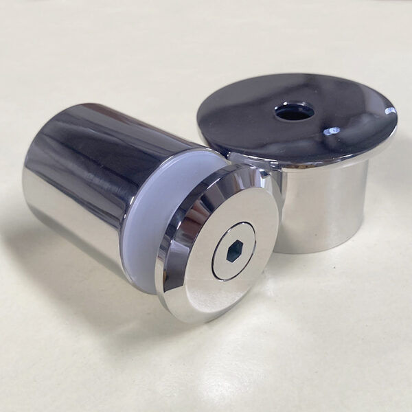 Stainless steel 304 glass standoff tube clip balcony handrail pipe clamp accessories