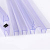 Magnetic glass shower door rubber strip seal for 6-12mm glass