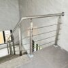 Stainless steel square round tube 38mm/50mm handrail pipe staircase post