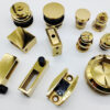 Stainless steel zinc alloy 30*10mm square tube glass sliding door fittings