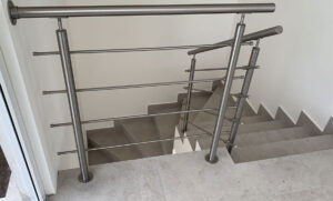 Stainless steel staircase tube post handrail pipe balustrade stair railing accessories