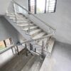 Stainless steel square round tube 38mm/50mm handrail pipe staircase post